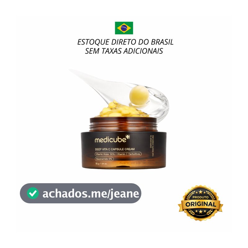 Medicube Deep Vitamin C Capsule Cream 55ml Coreano Importado