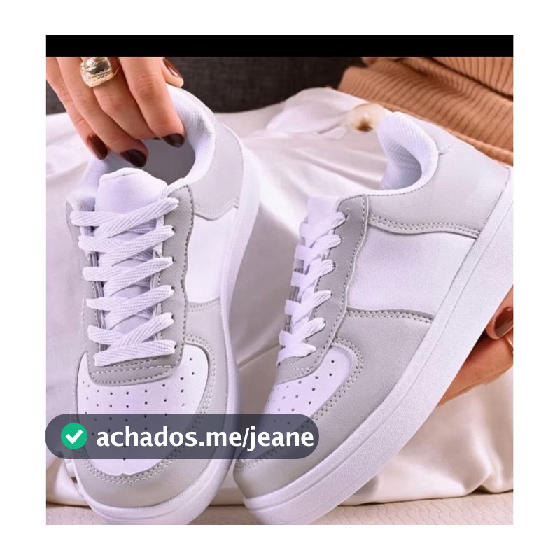 tênis ,snaaker ,inovador lançamento casual/ branco /cinza /estilo e elegância