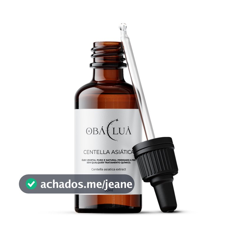 Óleo Vegetal de Centella Asiática OBÁ LUÀ 100% Puro – Uso Facial e Corporal