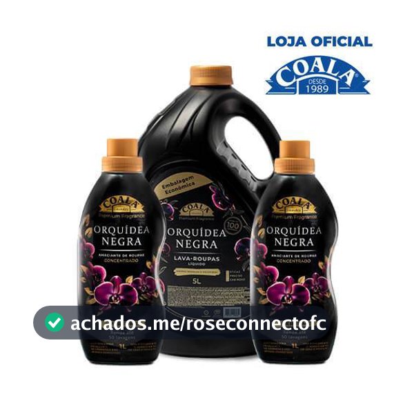 Kit Coala Laundry Lava Roupas 5L + 2 Amaciantes 1L - Orquídea Negra