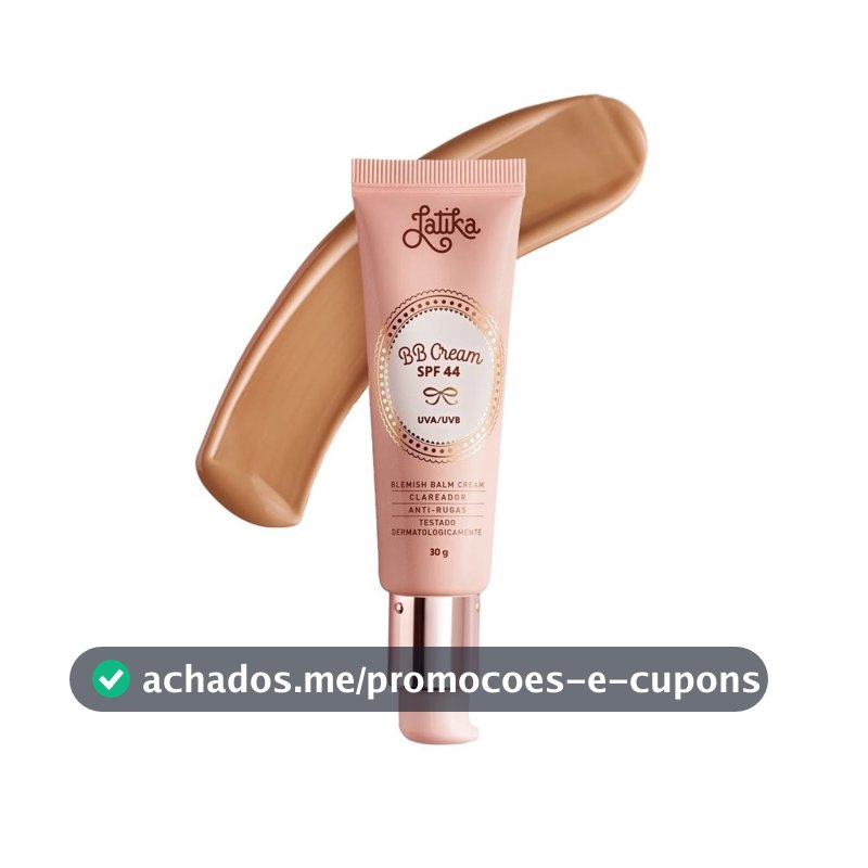 BB CREAM LATIKA FPS 44 CLAREADOR BEGE ESCURO N25 - BEGE ESCURO NATURAL 30G