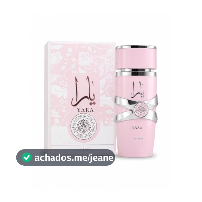 Perfume Árabe Feminino Yara lataffa tradicional 100ml ORIGINAL