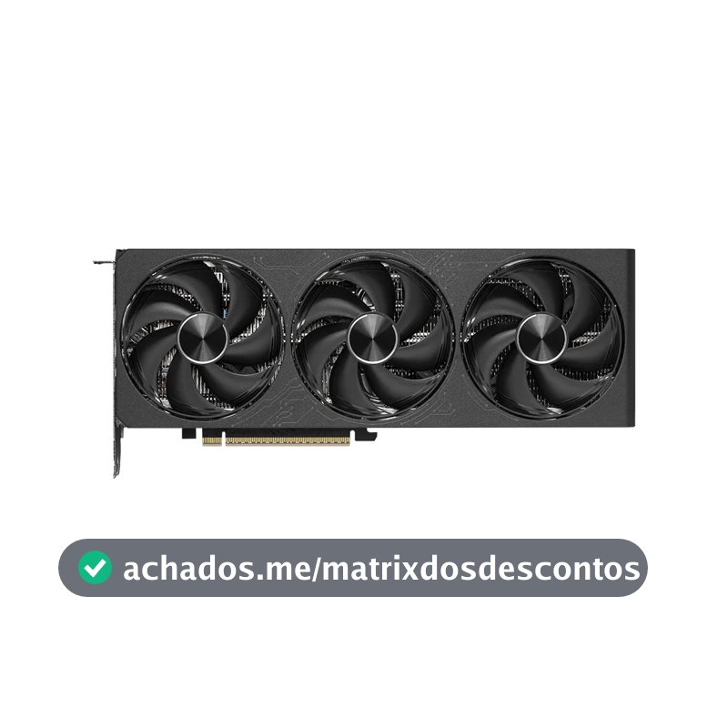 Placa de Vídeo MSI GeForce RTX 5080 INSPIRE 3X BLACK OC 16GB GDDR7 PCIe 5.0 DLSS4 Ray Tracing 912-V531-686