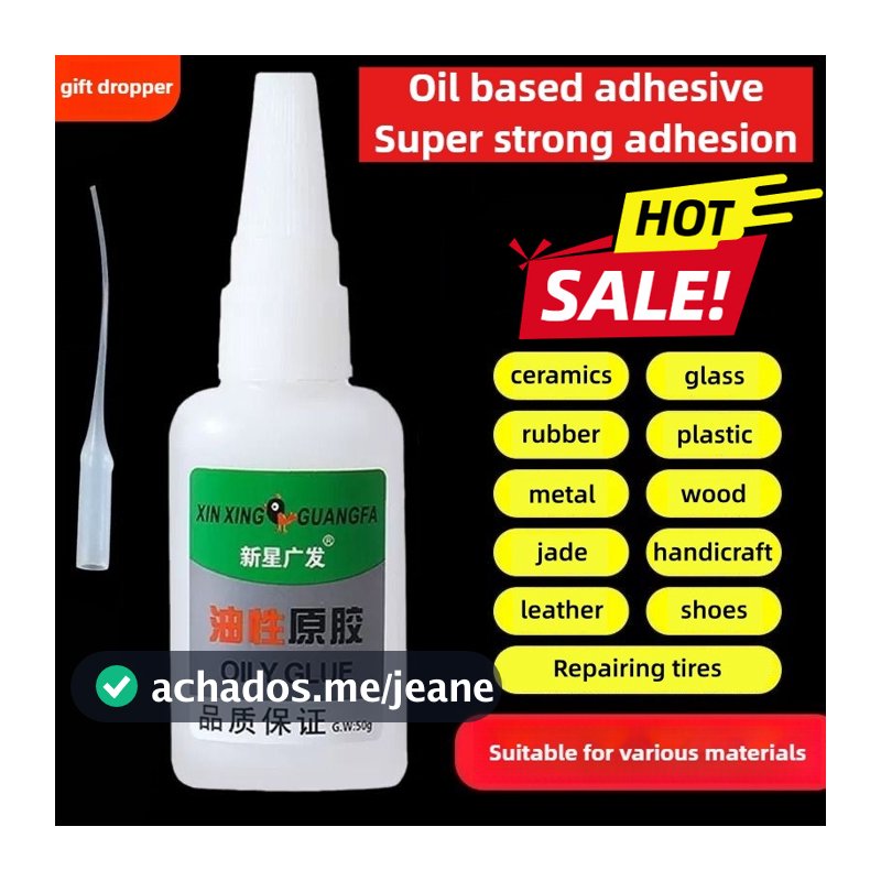 20/50g Cola À Base De Óleo Forte Recentemente Atualizada , De Soldagem Adesiva Oleosa Super Universal De Alta Resistênci