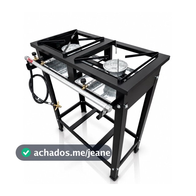 Fogão Standard Alta Pressão Industrial 2 Bocas Completo Com Kit de Alta Pressão