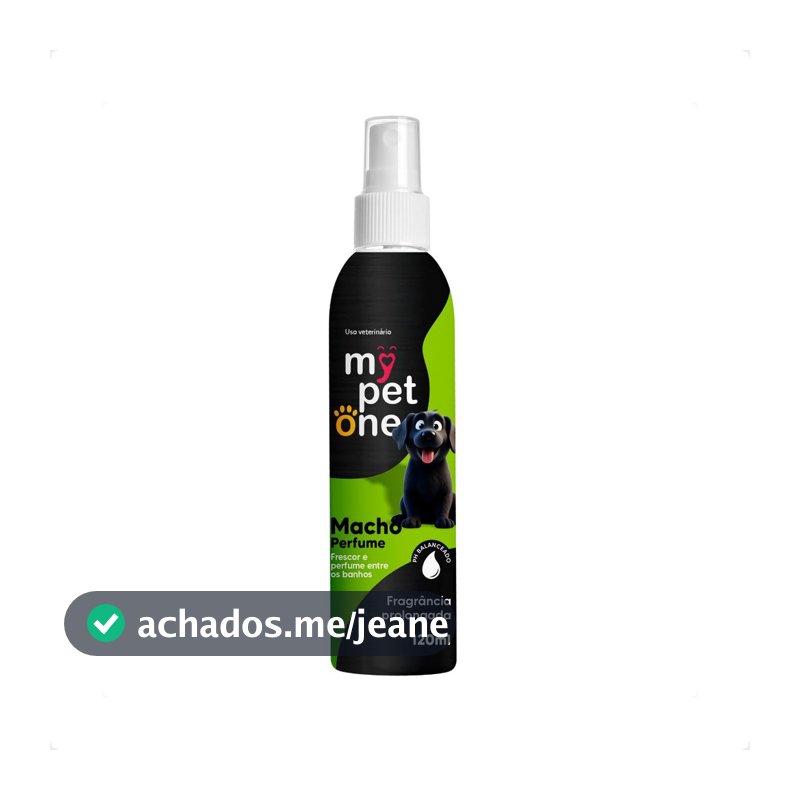 Perfume Colônia Macho 120 Ml Cheirinho De Banho - MyPetOne