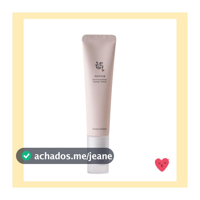 [Beauty of Joseon] Sérum de Olhos Ginseng + Retinal 30ml ✨ Antirrugas | Olheiras | Toque Seco