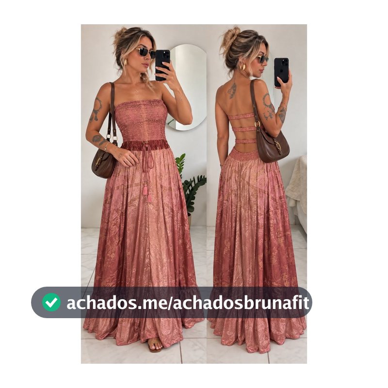 Vestido feminino SEDA Com lastex no busto e costa aberta GOLD ,Fios de ouro