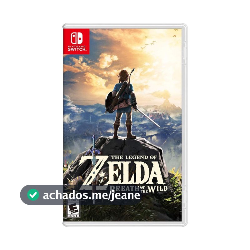 The Legend of Zelda Breath of The Wild Switch Midia Fisica