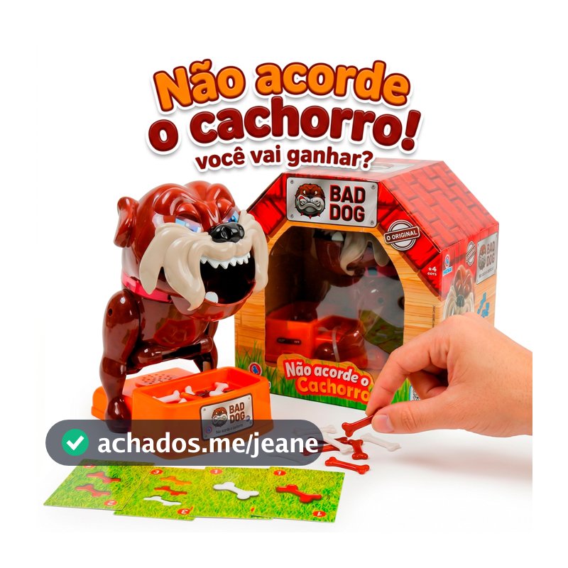 Jogo Bad Dog Nao Acorde O Cachorro Original Brinquedo Diversao Familia Infantil Educativo Polibrinq