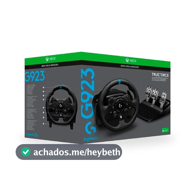 Volante Logitech G923 para Xbox e PC Gamer Simulador de Corrida Original