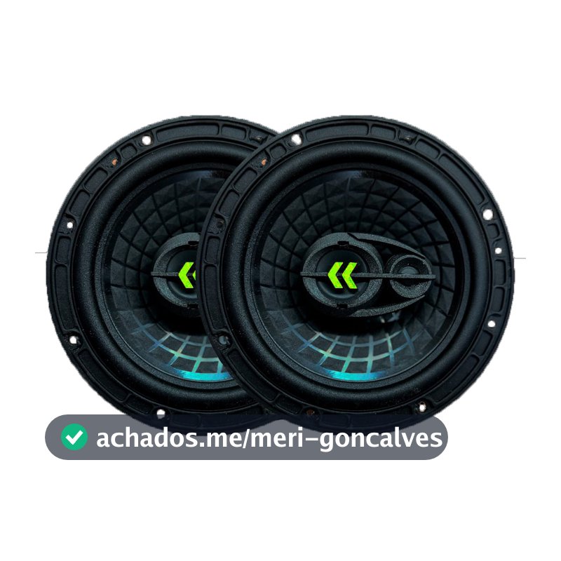 Par Auto Falante Triaxial Bravox 6 Polegadas revo 6 140wrms