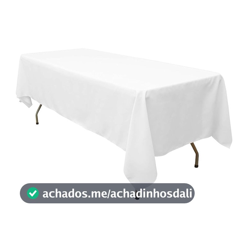 Toalha De Mesa Retangular 4,50x3,00 Em Oxford Buffet Festa