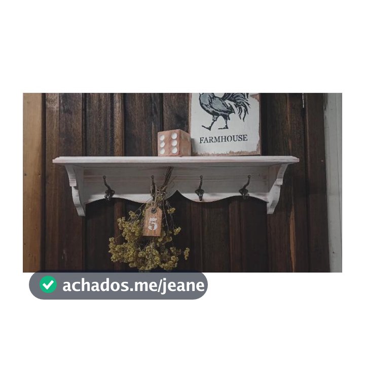 Prateleira Farmlovers 80cm branca