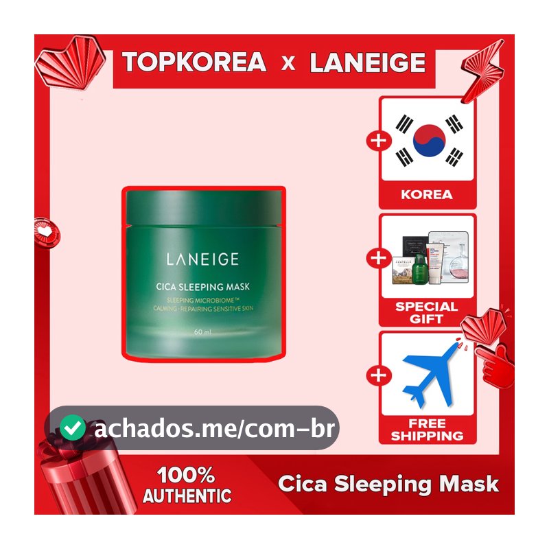 ★ LANEIGE Máscara De Dormir Cica/60ml/[Envio Da Coreia]/TOPKOREA /