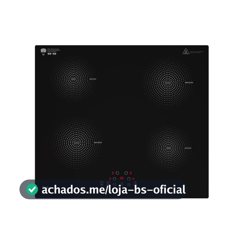Fogão Cooktop de Indução Philco 4 bocas PCT40A Preto 220v
