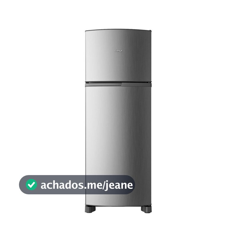 Geladeira Frost Free Duplex 333 Litros Cor Inox Consul - CRM40MK