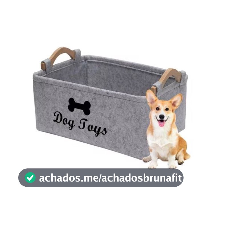 Cesto Organizador Objetos Brinquedos Pet Cachorro Gato