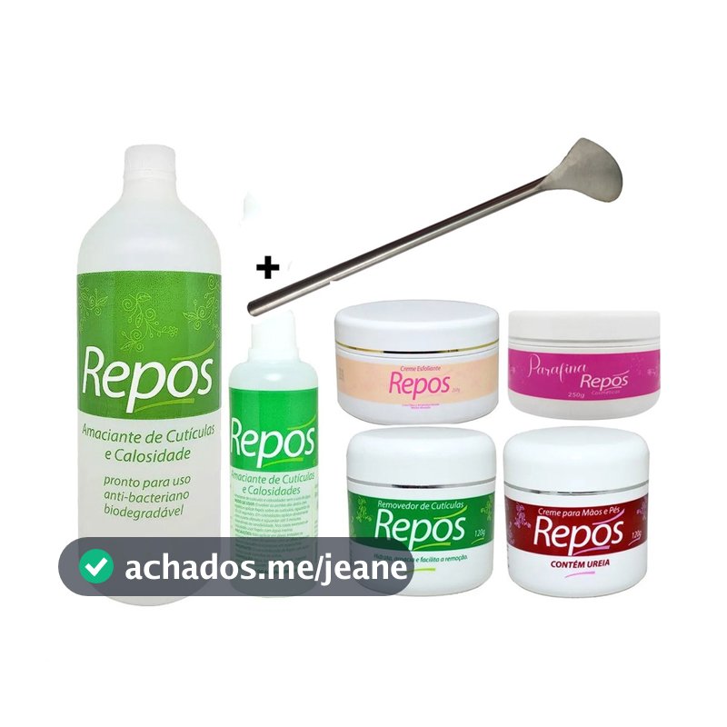 💆 Kit Repos Parafina 1,1L + Amaciante + Remov + Ureia & Esfoliante – Spa dos Pés ✨