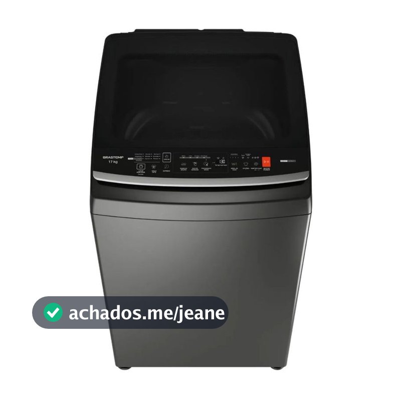 Máquina de Lavar Brastemp 17 Kg Cinza Platinum BW17LTA