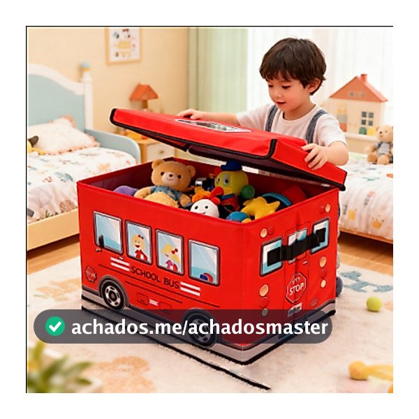 Caixa Organizadora de Guarda Roupa Infantil Armazenamento de brinquedos para Criança