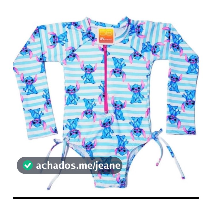 Maiô Natação Infantil, feminino Biquíni Manga longa Proteção Solar Uv moda em tendencia