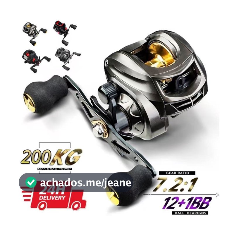 240Kg Carretilha De Pesca Com Marine Sports Pitching 7:2 : 1 AltaMax Molinete De Pesca Molinete Pesca Mulinete