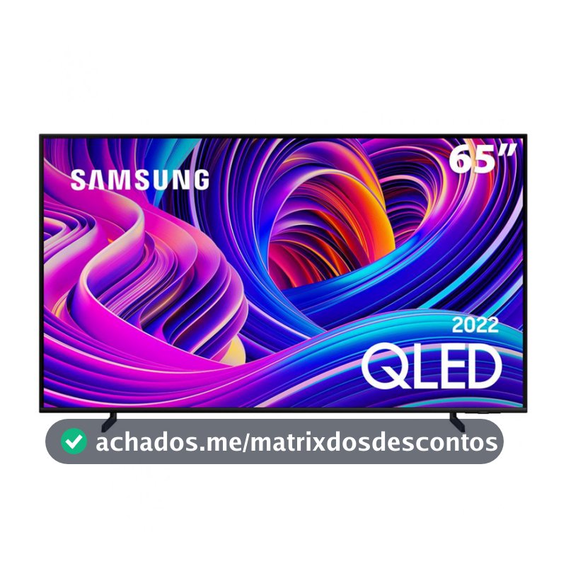 Smart TV 65 QLED 4K Samsung QN65Q60BAGXZD Modo Game Som em Movimento