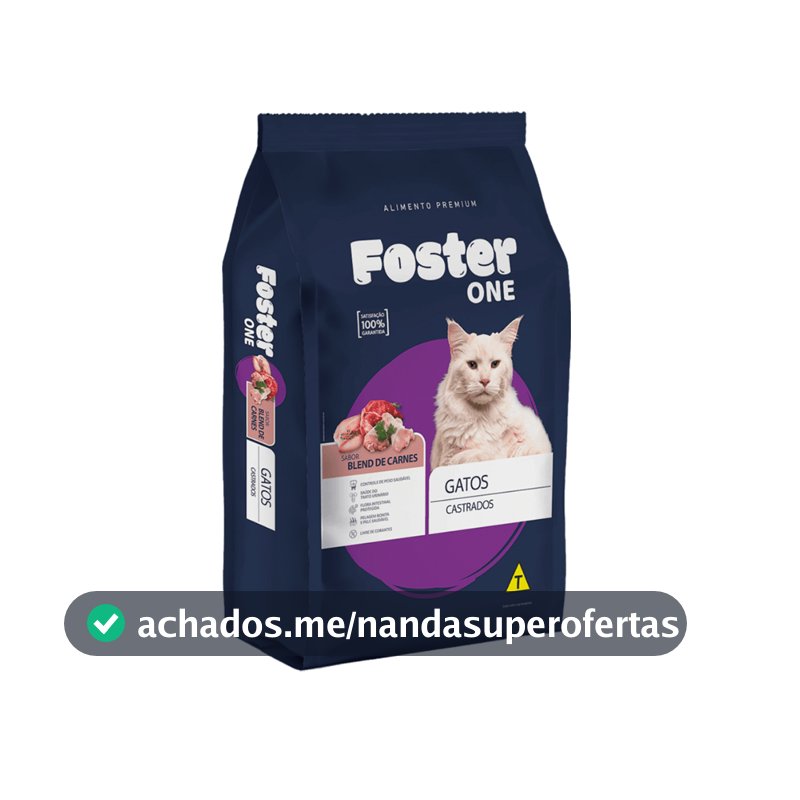 Ração Foster One Gato Castrado 10,1 kg