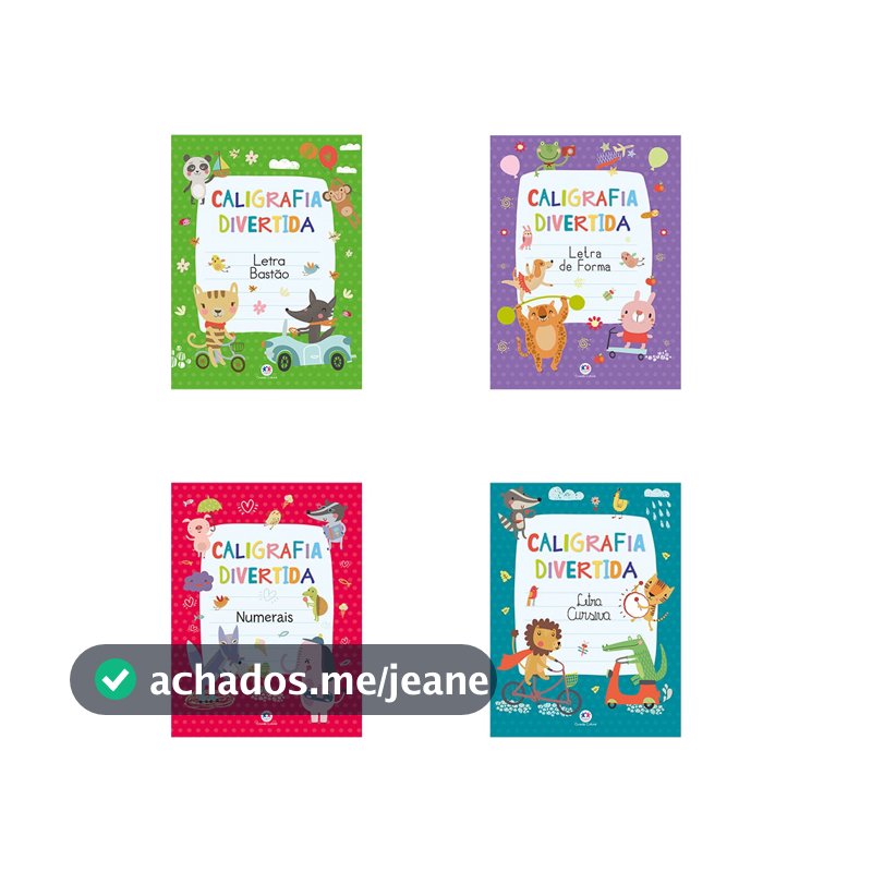 Kit Livro de Atividade Caligrafia Divertida