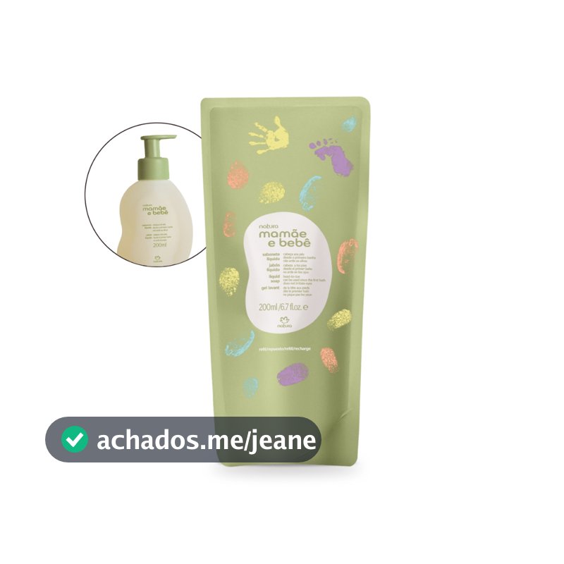 Refil Sabonete Líquido Mamãe e Bebê - 200ml