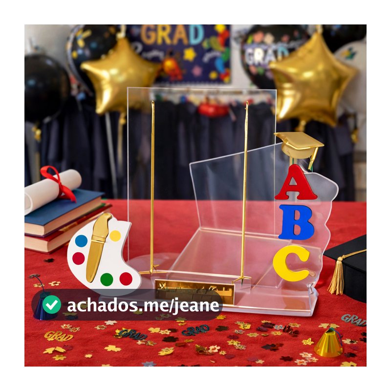 Porta Retrato ABC Formatura Infantil Personalizado Para Foto 9x6