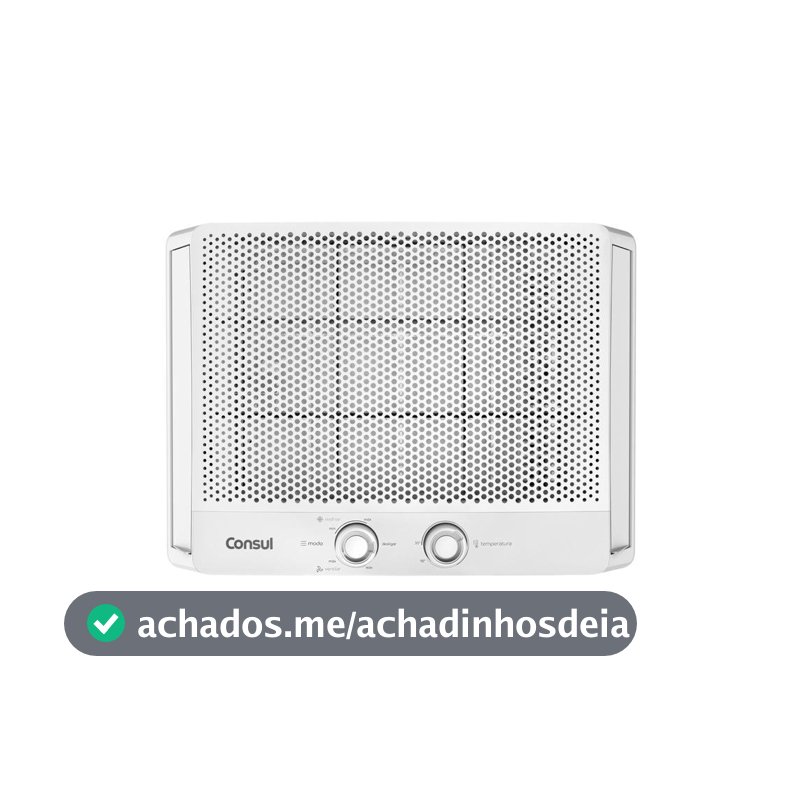 Ar condicionado de Janela Consul 7.500 BTUs Frio Mecânico CCB07GB Branco