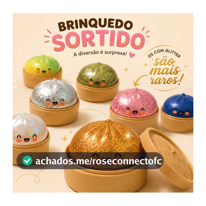 Brinquedo Surpresa Squishy Antiestresse Bolinho Com Carinha Fofa Para Apertar Fofinho Macio