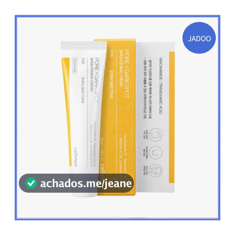 Celimax Pore+Dark Spot Brightening Cream 35ml | 5% Niacinamide + 5% Tranexamic Acid TXA, Dark Spot & Pore Care, Hydrating Brightening Cream | Korean Skincare