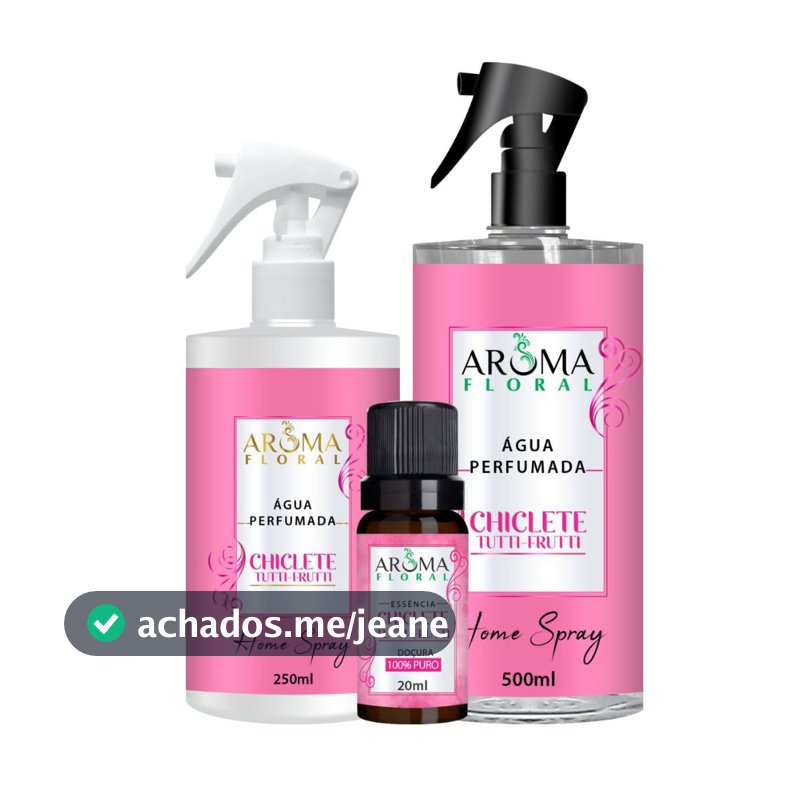Cheirinho de Chiclete Tutti Frutti Agua Perfumada - Aroma floral - Para Papel e Tecido Artesanato Embalagem