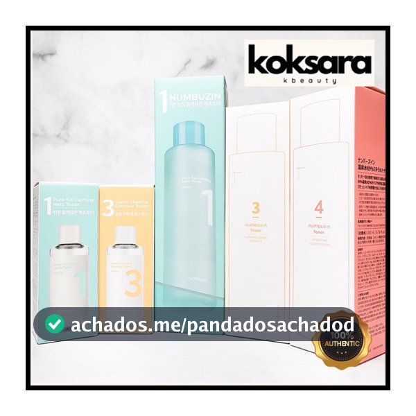 Numbuzin Toner Collection (No.1-100ml, 300ml/ No.3-100ml, 200ml/ No.4-200ml)
