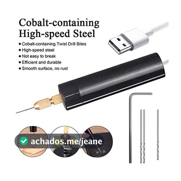 Mini Furadeira Manual Elétrica 5V USB Dispositivo Rotativo Para Jóias Epóxi De Resina Perolada Produção De Bricolagem