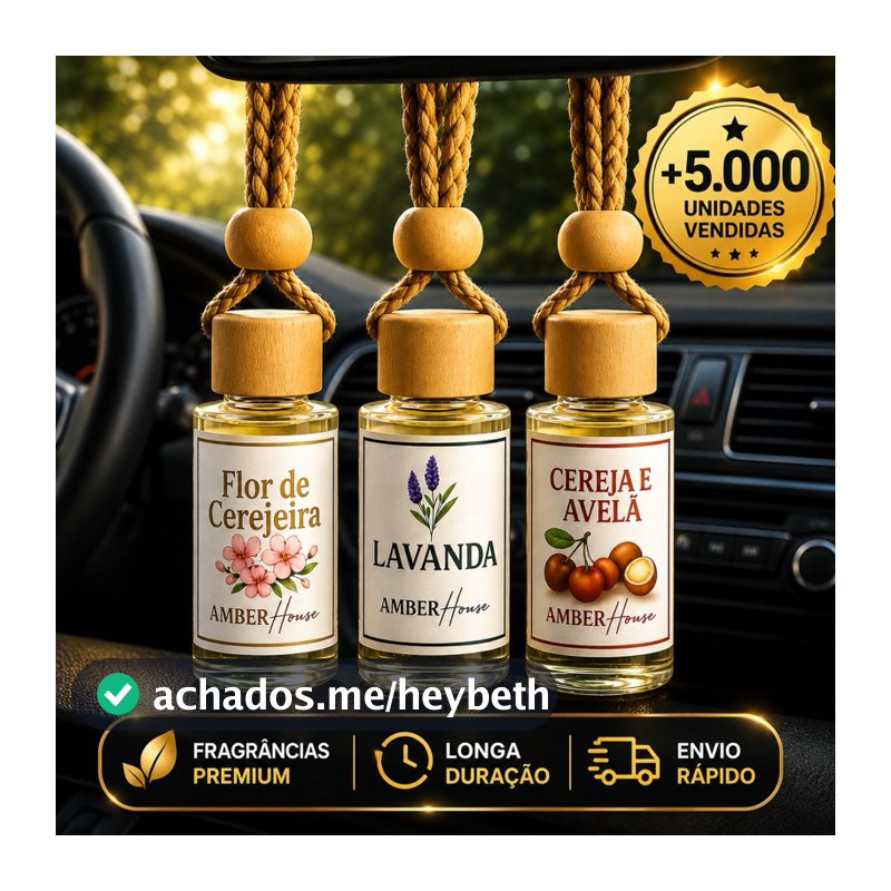 Cheirinho Carro Premium Importado Aromatizante Automotivo