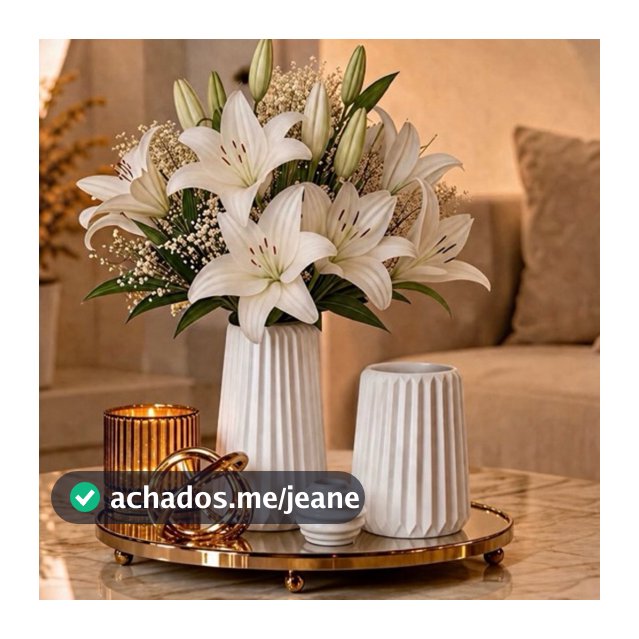 kit 2 vasos de Gesso Para Colocar plantas e flores artificias, decoração para casa, vaso moderno e elegante