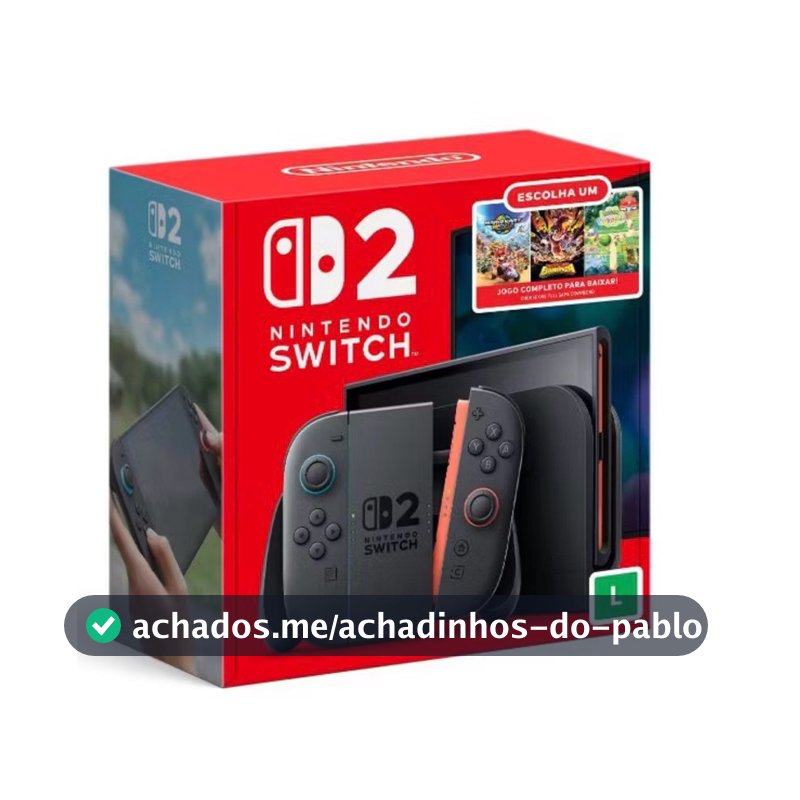 Nintendo Switch 2 lcd 256gb novo