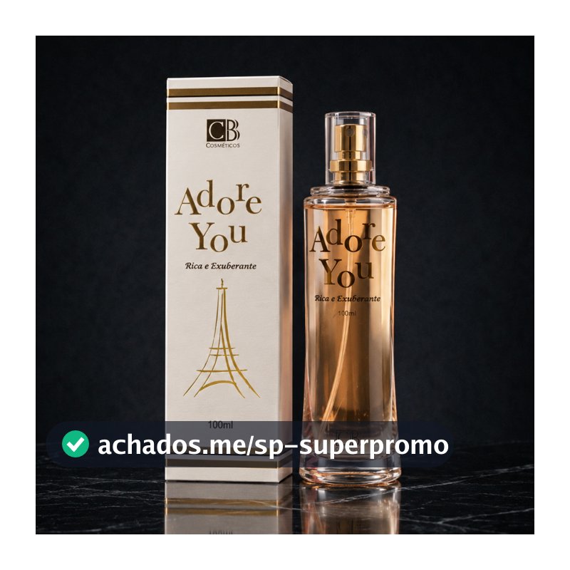 Perfume Adore You 100ml – Floral Doce e Marcante | Deo Colônia Feminina