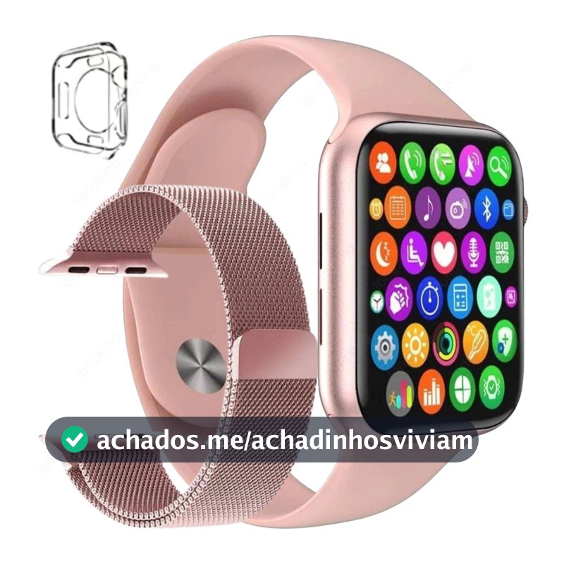 Lançamento De Smartwatch Relógio Inteligente Com Tela Infinita E Duas Alças , Estilo Tecnologia Para Homens Mulheres