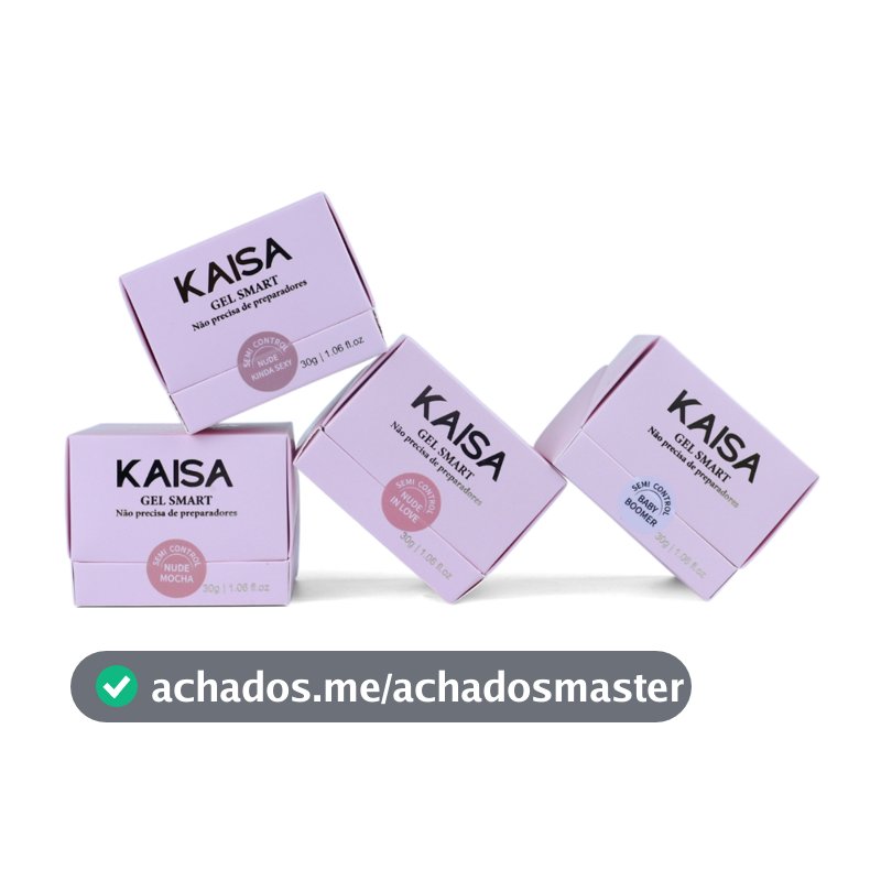 Gel Smart Kaisa 30g Gel Construtor UV Profissional Sem Preparadores para Cabine UV Nail Designer Unhas