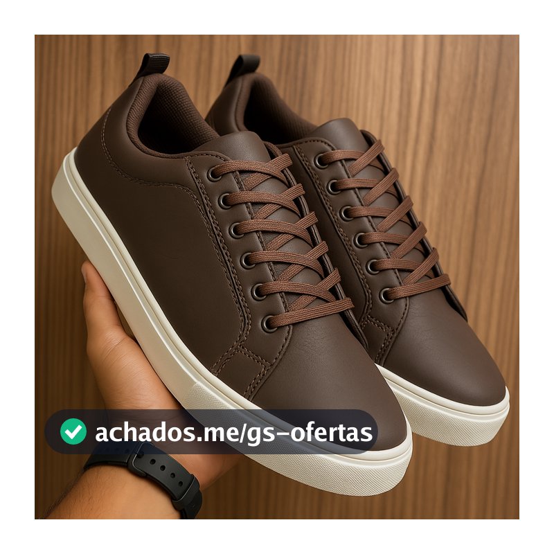 Tênis Masculino Casual Urbano Estiloso Lazer Dia a Dia Envio Imediato