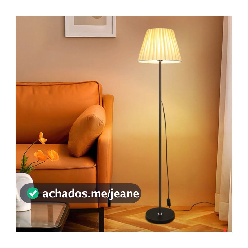 Luminária de chão simples E27 luminária de chão luminária de sala de estar luminária de chão