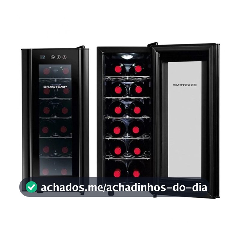 Adega Brastemp All Black para 12 Garrafas - BZC12BE