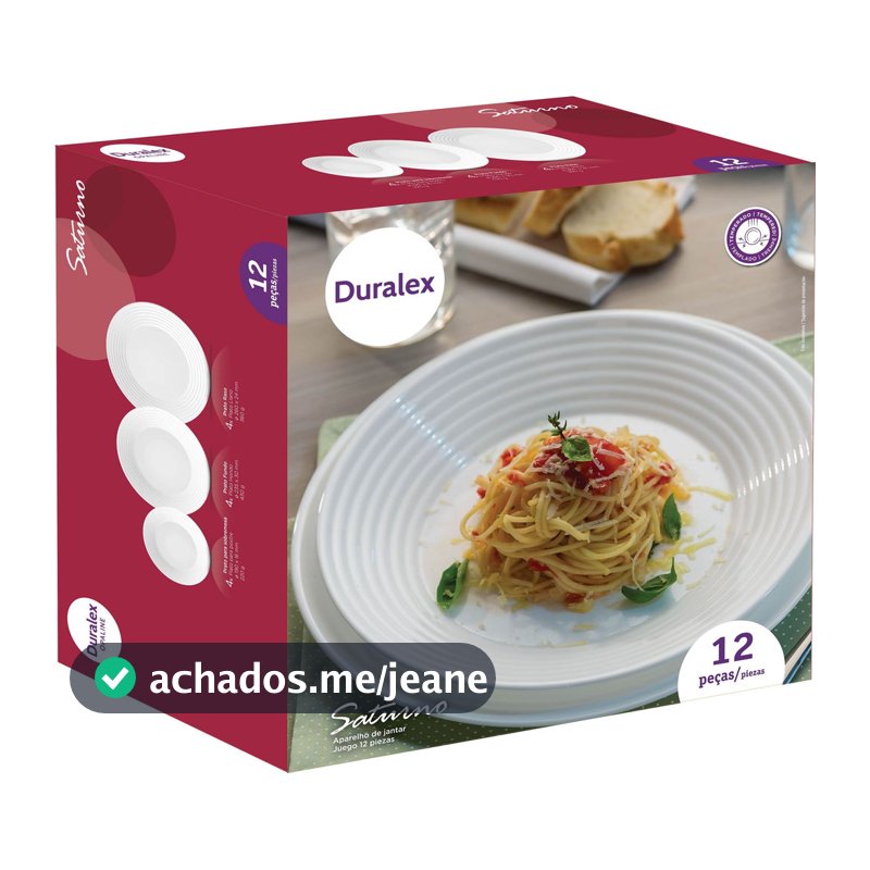 Aparelho de Jantar 12 Peças Duralex Saturno