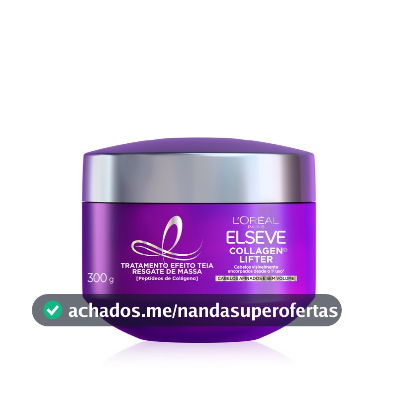 Tratamento Efeito Teia Resgate de Massa  L'Oréal Paris Elseve Collagen® Lifter 300g