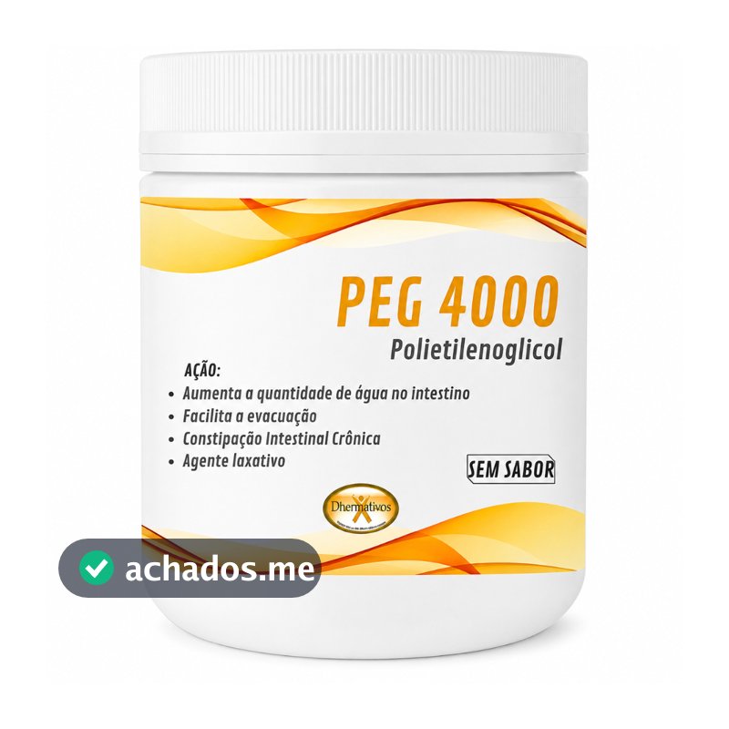 Peg 4000 ( Polietilenoglicol 4000) | 400g com dosador